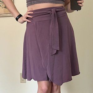 Purple Wrap Skirt